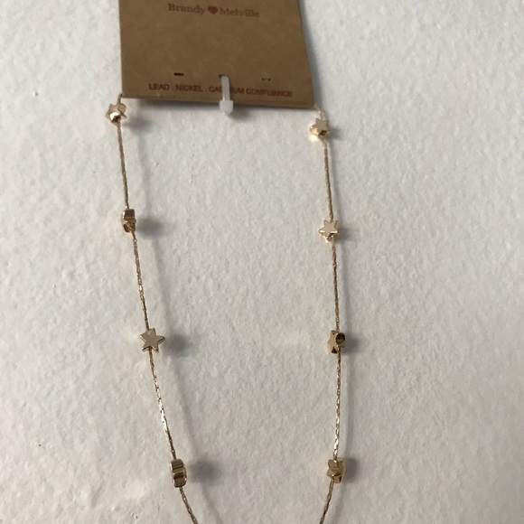 Brandy Melville Other - Brandy Melville Gold Star Choker Necklace